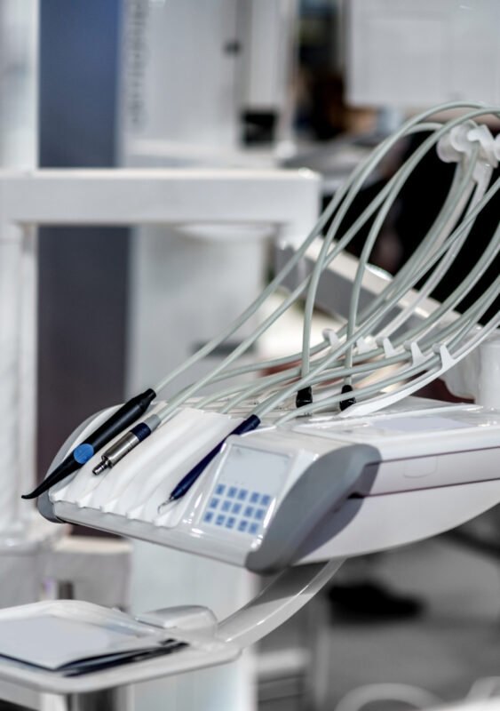 Instruments in dentistry office